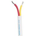Ancor Safety Duplex Cable - 14/2 AWG - Red/Yellow - Flat - 500' 124550